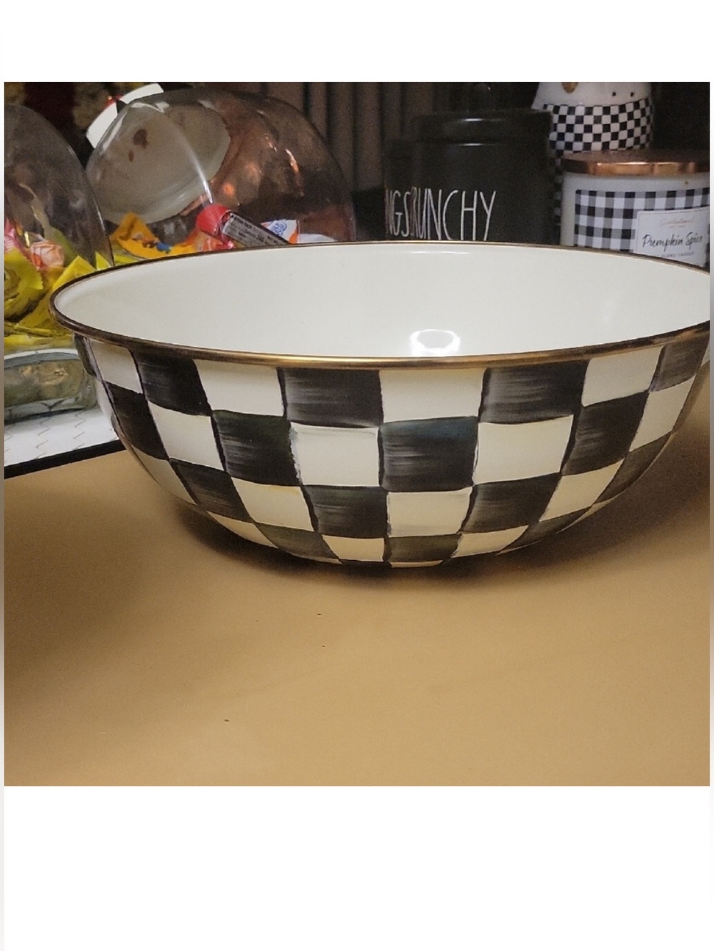 MACKENZIE CHILDS Courtly Check Extra Large Everyday Bowl